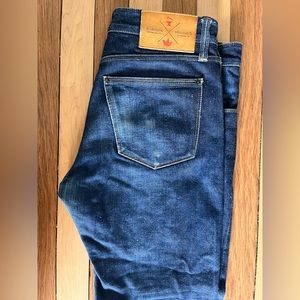 Shockoe x Mildblend Old Boy Denim Jeans Slim Selvedge. Size 30